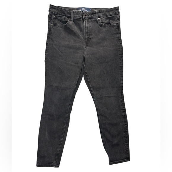 Gap Women’s Black Denim High Rise Universal Legging Jeans | Size 12/32 Short - Picture 2 of 8